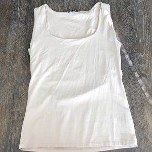 Zara Beige Wide Strap Tank Top